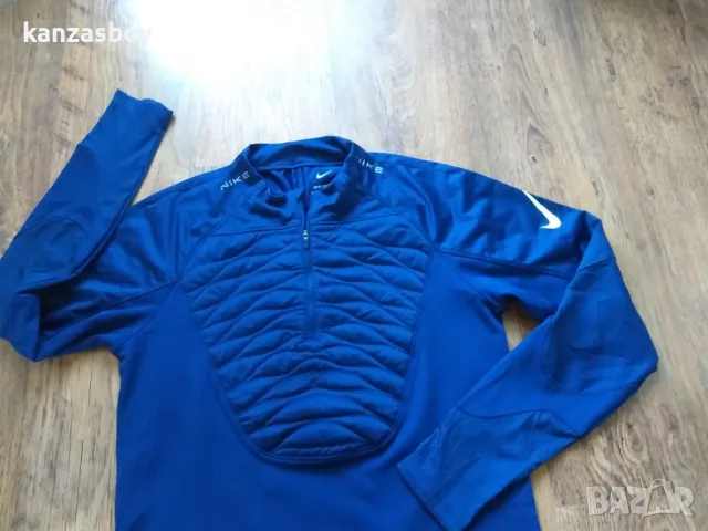 Nike Therma-FIT Winter Warrior Strike Drill Top - мъжка фитнес блуза КАТО НОВА S, снимка 6 - Блузи - 49103796
