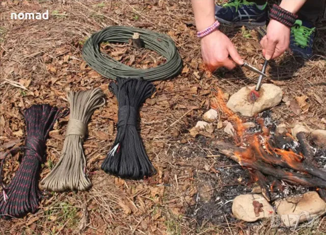  40% Многофункционален паракорд / въже 10 нишки 4 мм – 31 м, снимка 7 - Други спортове - 49464172