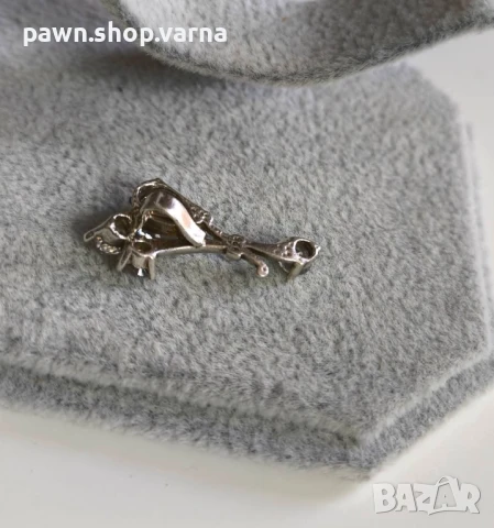 Нова сребърна висулка с фианити – проба 925, снимка 2 - Колиета, медальони, синджири - 50949158