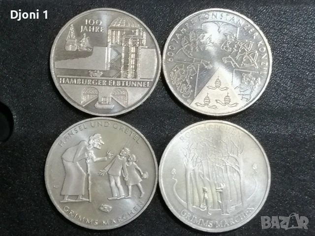 10/20 евро сребърни , снимка 2 - Нумизматика и бонистика - 53273252