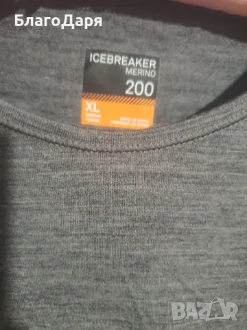 трекинг блуза Icebreaker merino 200, снимка 2 - Блузи с дълъг ръкав и пуловери - 50081321