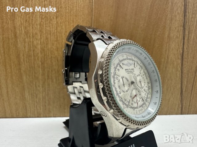 Часовник Breitling Автоматичен Chronometre Navitimer Watch Modified Неръждаема стомана Минерлно стък, снимка 4 - Мъжки - 44025737