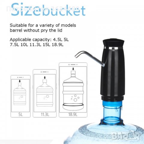 1315 Електрическа Помпа-Диспенсър За Вода, снимка 10 - Други стоки за дома - 39932104