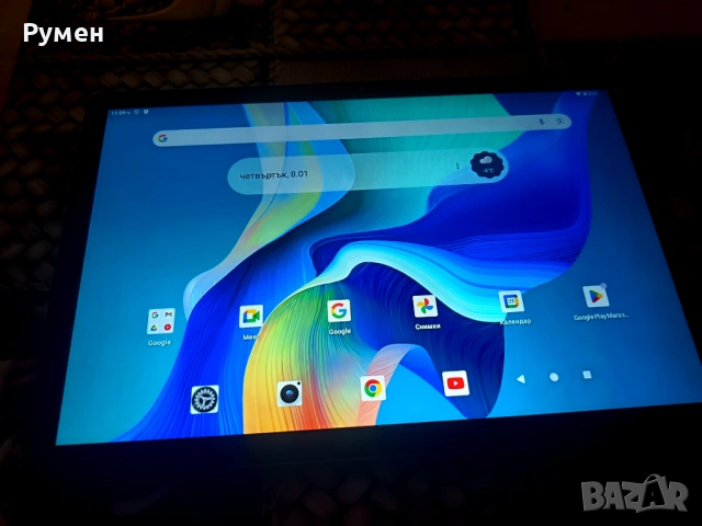 Нов таблет.11 инча. Ram 20 GB. Android 15 - GPS