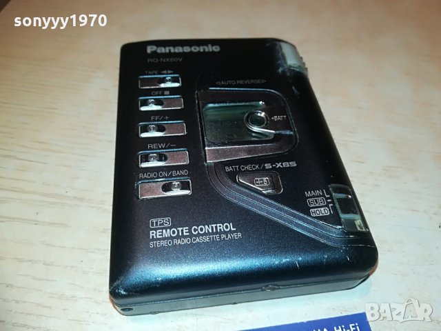 panasonic rq-nx60v walkman deck & tuner-mettal, снимка 5 - Радиокасетофони, транзистори - 28447045