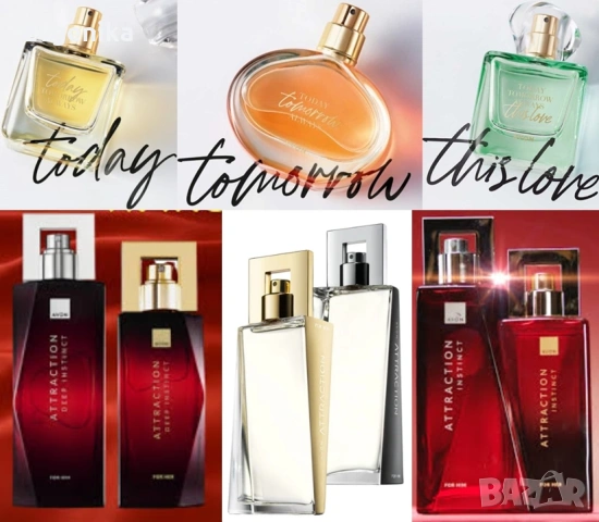 AVON-Attraction,TTA Today,Tomorrow,This Love,Far Away Beyond,Splendoria,Glamour,Perfect Nonsence, снимка 2 - Дамски парфюми - 53390527