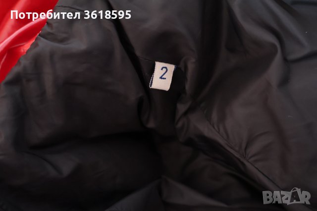 Дамско червено яке от гъши пух Moncler размер S, снимка 7 - Якета - 39765178