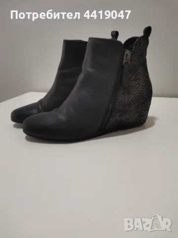 Черни боти Tino's №36, снимка 3 - Дамски боти - 49549922