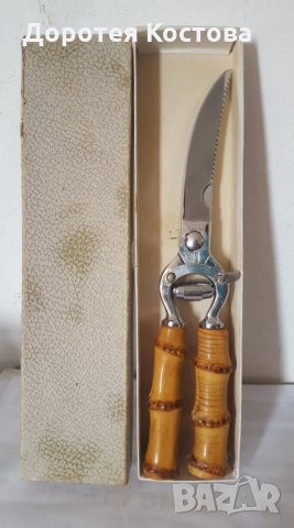 Ножица за пиле в кутия, снимка 3 - Антикварни и старинни предмети - 35163827