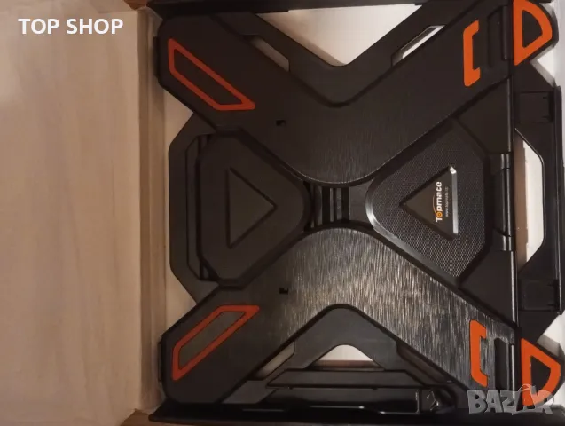 Стойка за лаптоп, въртяща се, 360 градуса, регулируема по височина 8 степени, 300x200x22 мм., снимка 6 - Стойки, 3D очила, аксесоари - 48930174