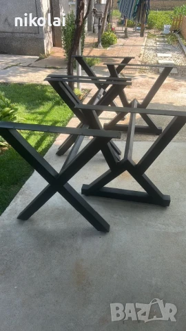 Метални крака за маса и пейка 