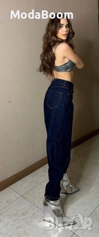 💙✨Уникални дамски тъмносини дънки✨💙