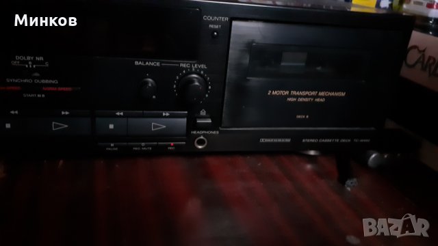 Двукасетен дек Sony TC-W490, снимка 4 - Аудиосистеми - 32815258