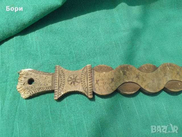 Дървена резбована лъжица , снимка 3 - Декорация за дома - 33075718