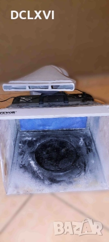 Преносима кабина за боядисване с LED осветление