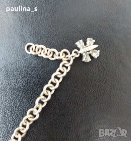 Масивна сребърна гривна с пеперуди / проба 925 , снимка 3 - Гривни - 34943837