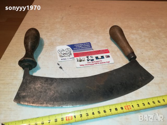 СТАР НОЖ ОТ ФРАНЦИЯ С ДВЕ ДРЪЖКИ 1112211943, снимка 7 - Антикварни и старинни предмети - 35107839