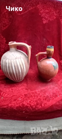 2бр стари глинени стомни