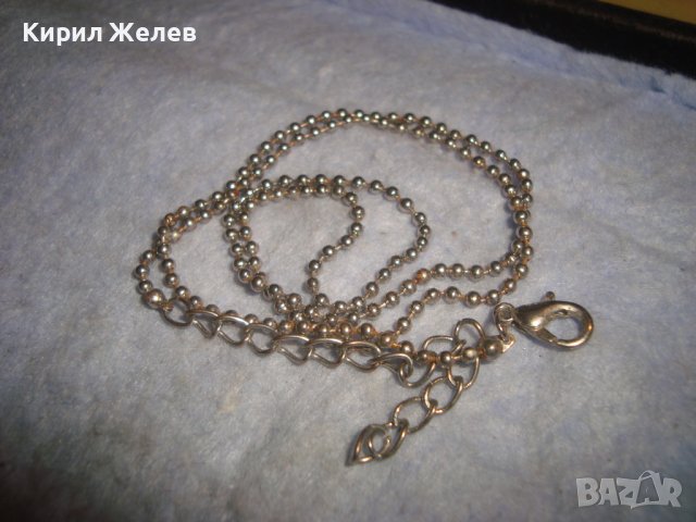 ФИНА НЕЖНА ВЕРИЖКА - КОЛИЕ от БЛАГОРОДНА СТОМАНА 26731, снимка 4 - Колиета, медальони, синджири - 37719451