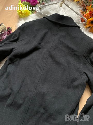 Мъжко вълнено италианско палто, снимка 4 - Якета - 43396538