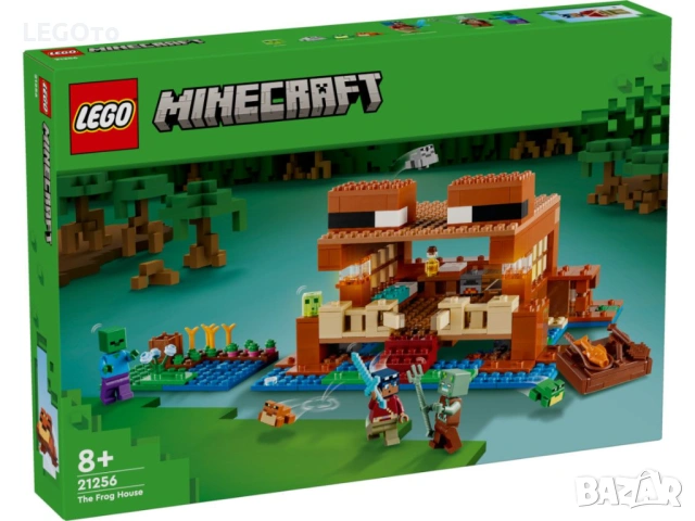 НОВО ЛЕГО 21256 Майнкрафт - Жабешката къща LEGO 21256 Minecraft The Frog House, снимка 3 - Конструктори - 53069904