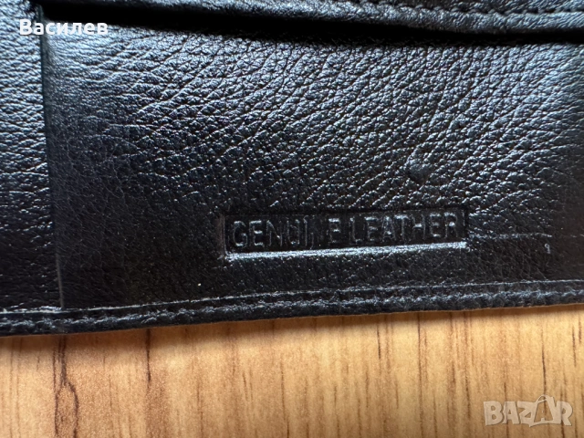 J. Wilson мъжки портфейл портмоне естествена кожа внос Англия, снимка 9 - Портфейли, портмонета - 53113950