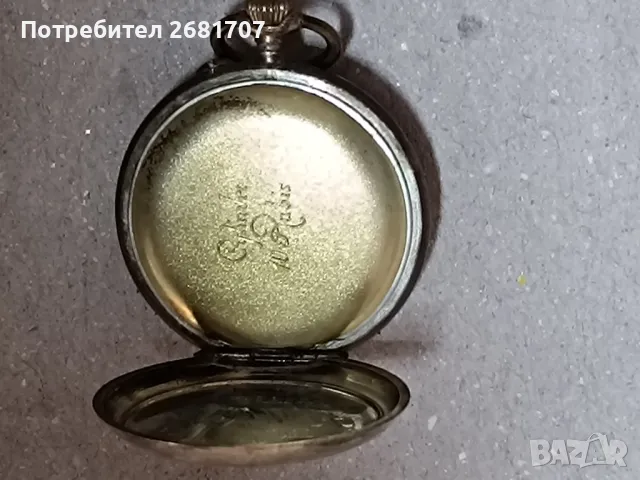 часовник сребърен , снимка 4 - Джобни - 47509647