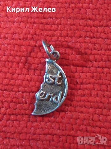 BEST FRIEND - СРЕБЪРНО МЕДАЛЬОНЧЕ - СЪРЧИЦЕ - Най-ДОБЪР ПРИЯТЕЛ СРЕБРО 925 АРТ ПЕНДАНТ 27176, снимка 2 - Колиета, медальони, синджири - 39305423