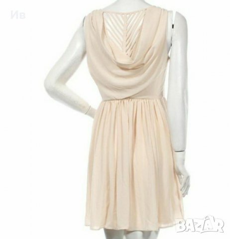 Рокля цвят екрю, снимка 4 - Рокли - 37540158