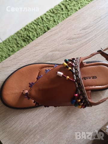 Сандали естествена кожа, снимка 3 - Сандали - 32662622