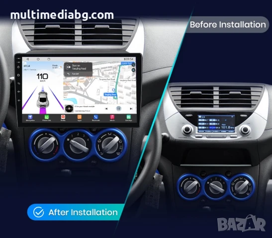 Suzuki ALTO 2009 - 2016 Мултимедия Навигация Android, снимка 4 - Аксесоари и консумативи - 51114475