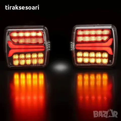 НОВ МОДЕЛ 2024 LED Безжични Диодни Стопове с Магнит За Ремарке Лодка, снимка 4 - Аксесоари и консумативи - 47583493