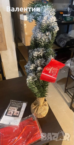 Изкуствени Коледни елхички със сняг в различни размери, снимка 4 - Декорация за дома - 52314958