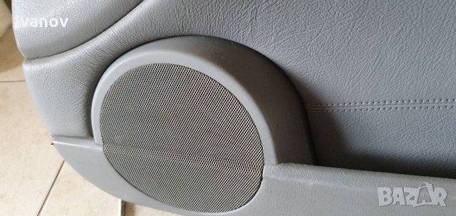 Дясна кора за врата сива естествена кожа за бмв е46 купе кабрио , снимка 3 - Части - 34713213