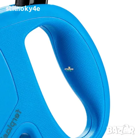Ferplast FLIPPY TAPE Автоматичен повод за куче с лента в син цвят Кучешки автоматични поводи с лента, снимка 5 - За кучета - 49237120