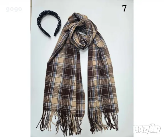 Изискан шал на каре, снимка 6 - Шалове - 47283968