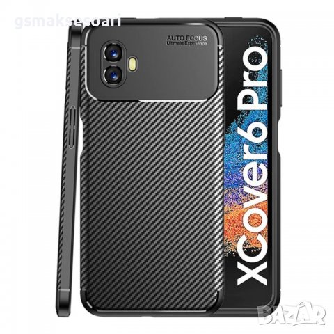 Samsung Galaxy Xcover6 Pro - Удароустойчив Кейс Гръб FIBER, снимка 1 - Калъфи, кейсове - 37848138