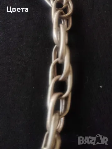 Сребърна огърлица, снимка 10 - Колиета, медальони, синджири - 48416099