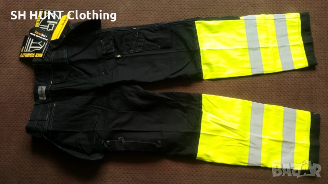 Snickers 3235 High-Vis Cotton Holster Pocket Work Trousers размер 46 / S работен панталон W4-266, снимка 3 - Панталони - 52075647