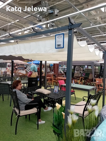 Пергола със сгъваем покрив, снимка 2 - Градински мебели, декорация  - 53284936