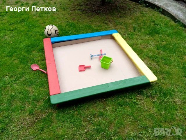 Пясъчник, цветен-110х110см., снимка 4 - Други - 50583518