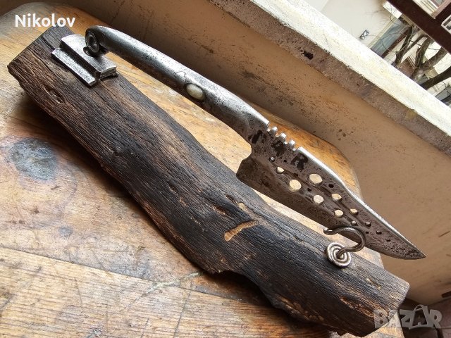 стар кован нож , снимка 6 - Антикварни и старинни предмети - 43623197