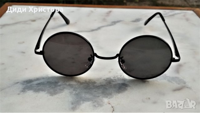 Слънчеви очила тип "Джон Ленън", снимка 3 - Слънчеви и диоптрични очила - 36803499