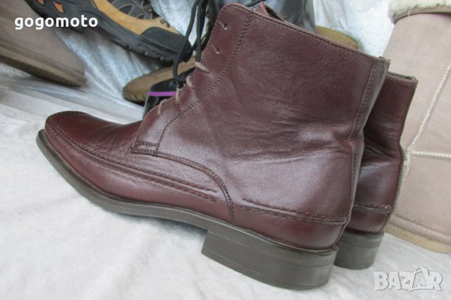 ЛУКС,КАТО НОВИ мъжки боти LUX, 41- 42,Kenneth Cole® REACTION® Men's brown Boots,100% ЕСТЕСТВЕНА кожа, снимка 15 - Мъжки боти - 35336092