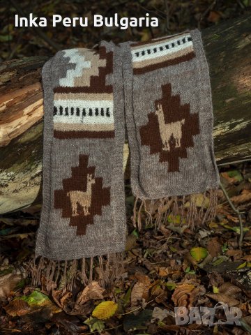  Перуански ръчно плетен шал модел Пуно от вълна на алпака различни цветове , снимка 6 - Шалове - 43029438