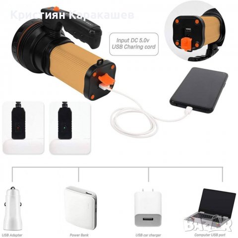 ДАЛЕКОБОЕН LED ФЕНЕР, снимка 2 - Къмпинг осветление - 39071611