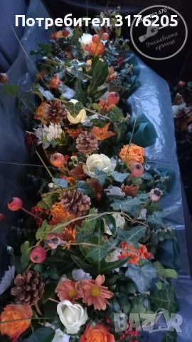 Декорация с естествени / изкуствени цветя, снимка 14 - Изкуствени цветя - 51197931