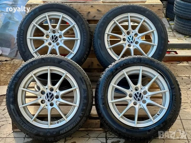 5х112 16 Цола Джанти с Гуми VW Golf Caddy Passat Touran ET 43 J 7