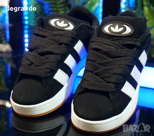 Дамски кецове Adidas Campus цвят черен, снимка 3 - Маратонки - 51034213