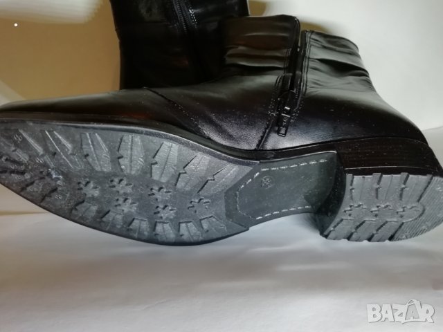 Нови дамски боти от естествена кожа 38 номер., снимка 4 - Дамски боти - 27445992
